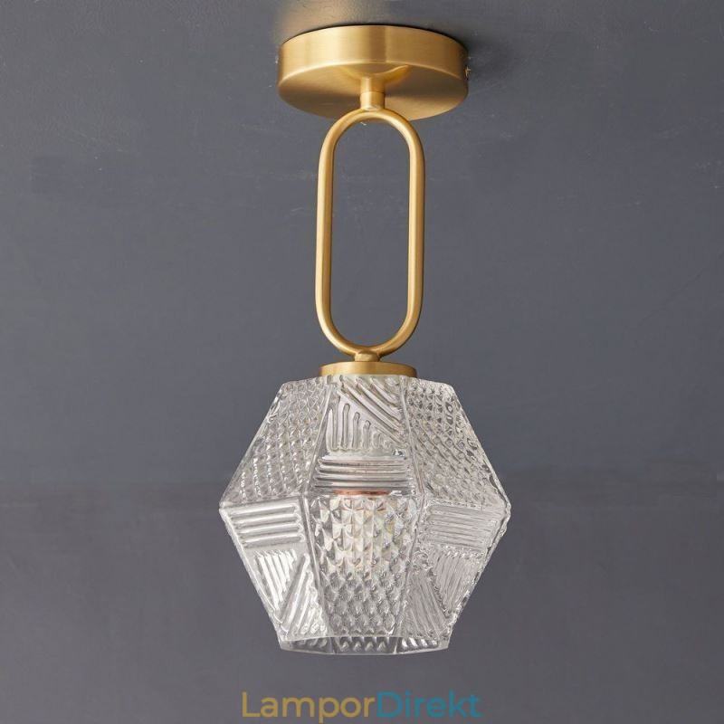 Modernt Infällt Glas Hembelysning Kreativ Taklampa