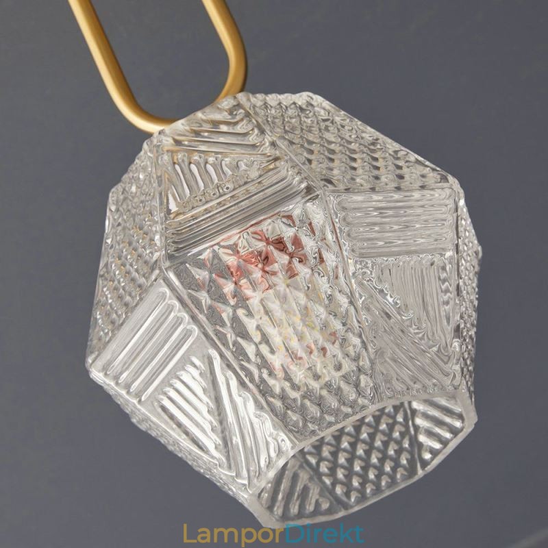 Modernt Infällt Glas Hembelysning Kreativ Taklampa