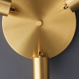 Modernt Flush Mount Golden Black Flush Mount Med 3 Lampor Copper Art Home Lighting