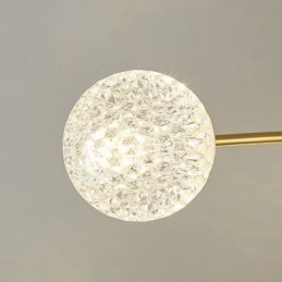 Modern Infälld Gyllene Taklampa Dekorativ Ljusarmatur