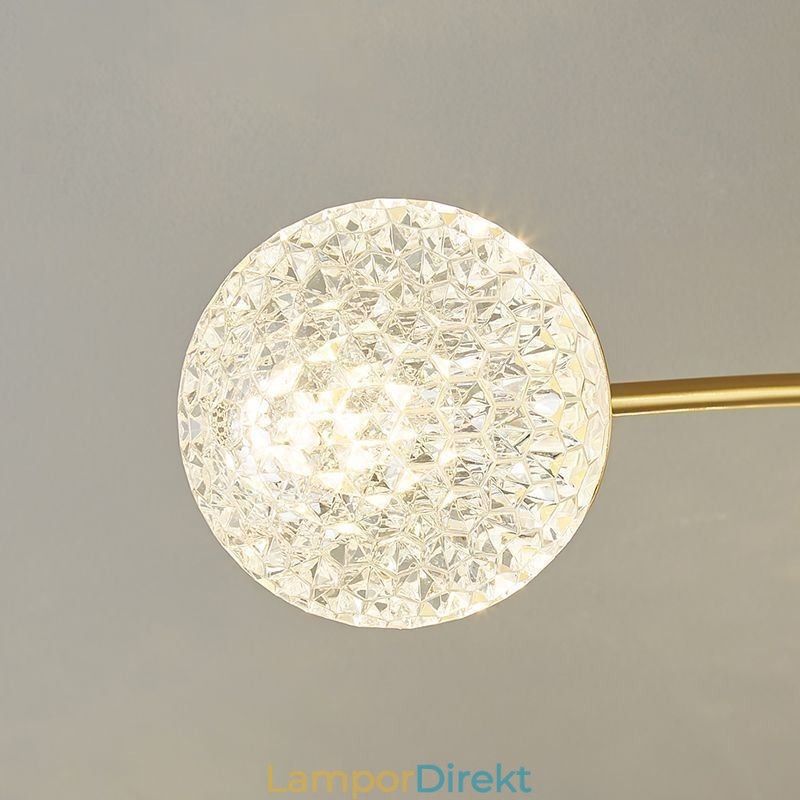 Modern Infälld Gyllene Taklampa Dekorativ Ljusarmatur