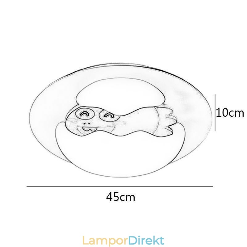Tecknad Infälld Modern Dekorativ Taklampa