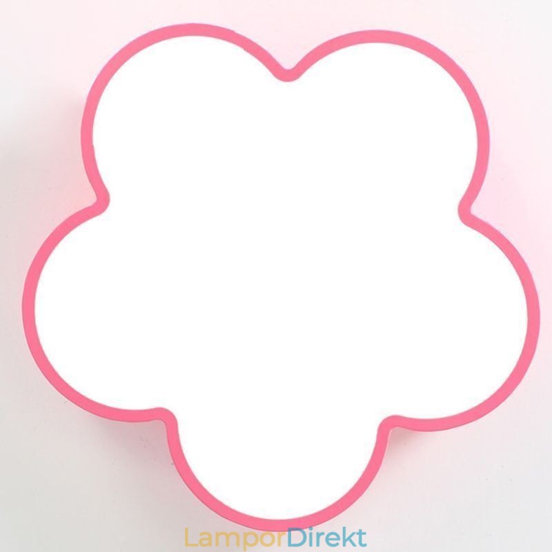 Tecknad Takljus Modern Flower Flush Mount