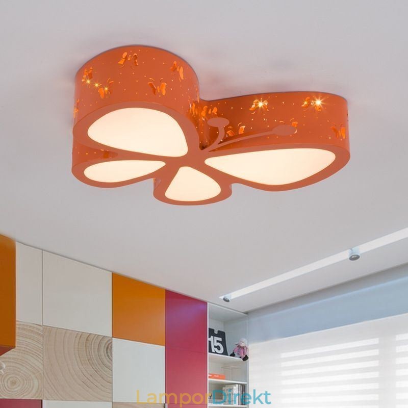 Butterfly Flush Mount Modern Metalltakarmatur