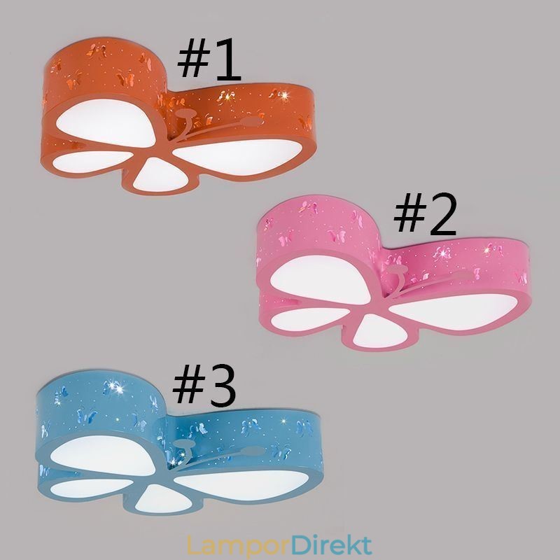 Butterfly Flush Mount Modern Metalltakarmatur