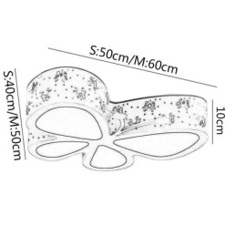 Butterfly Flush Mount Modern Metalltakarmatur