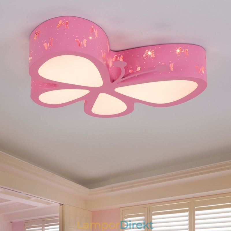 Butterfly Flush Mount Modern Metalltakarmatur