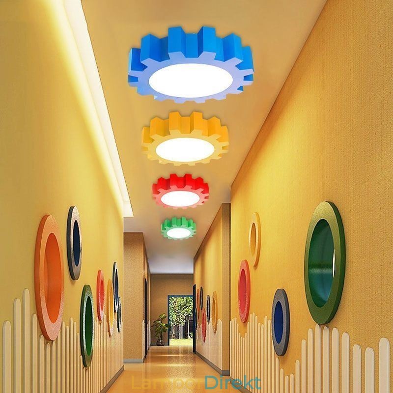 Tecknad Takljus Modern Flush Mount