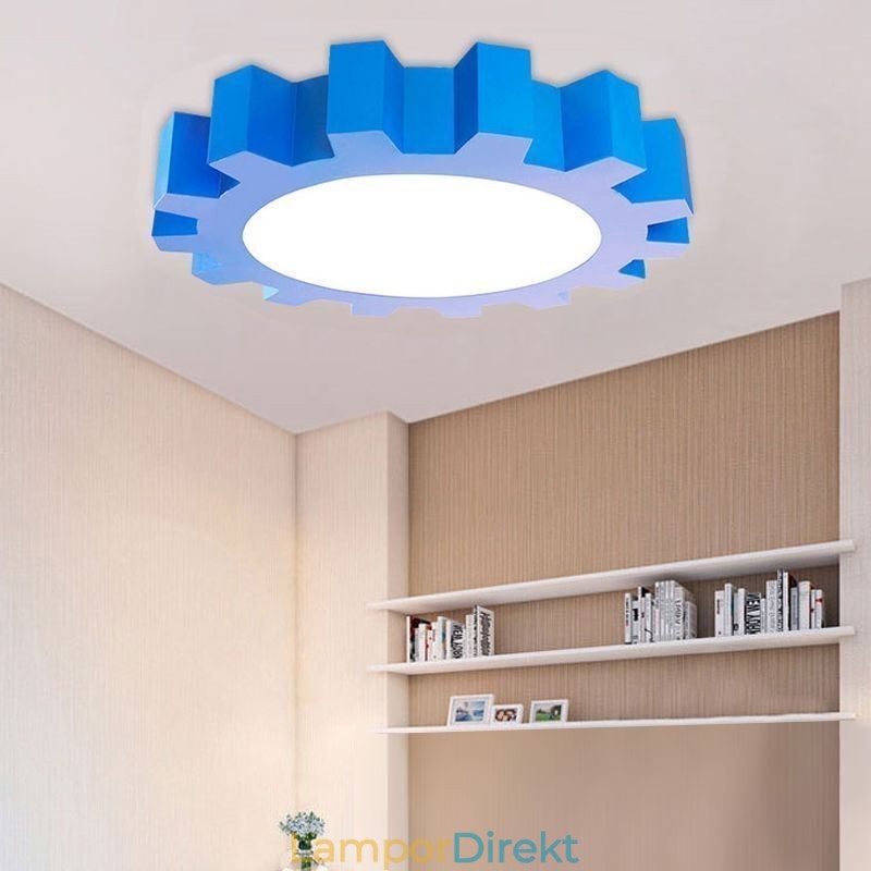 Tecknad Takljus Modern Flush Mount