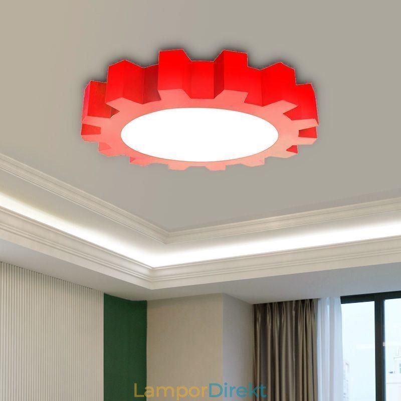 Tecknad Takljus Modern Flush Mount