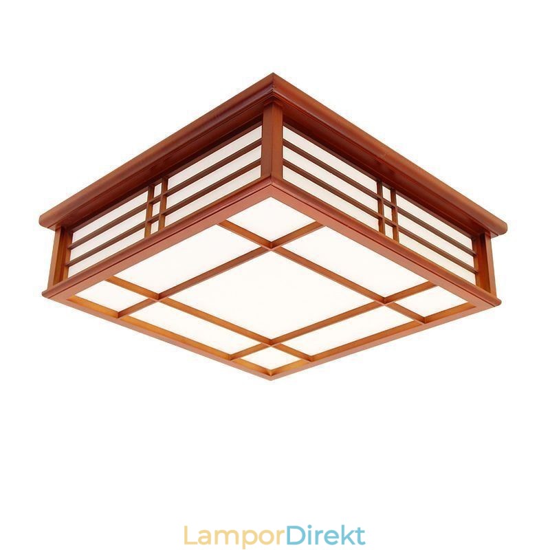 Retro Taklampa Dekorativ Taklampa I Trä