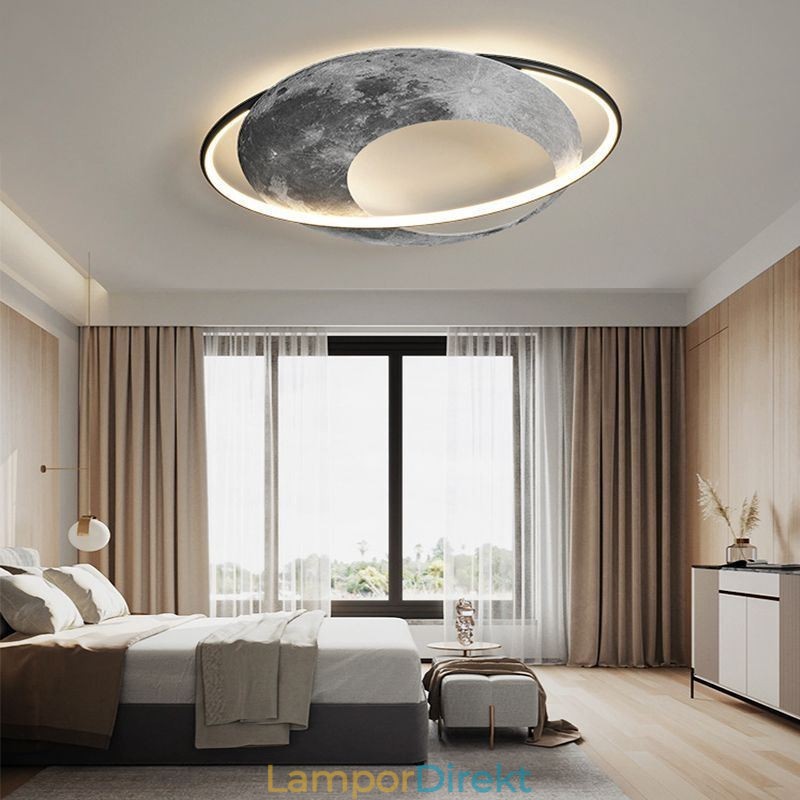 Taklampa Flush Mount Moon Taklampa
