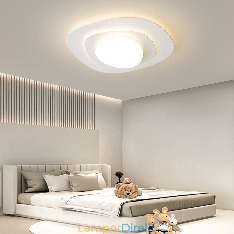 Nordic Ceiling Light Korrugerad Taklampa