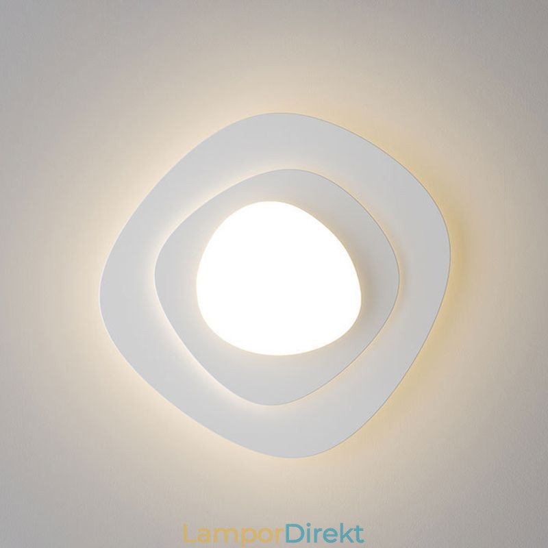 Nordic Ceiling Light Korrugerad Taklampa
