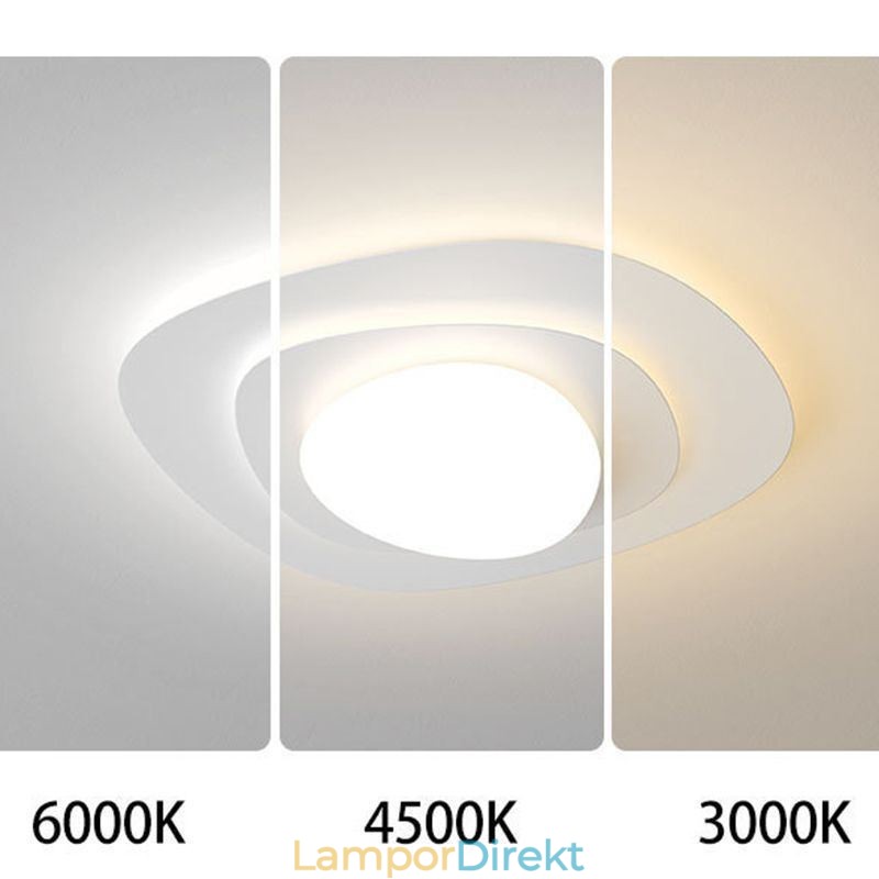 Nordic Ceiling Light Korrugerad Taklampa