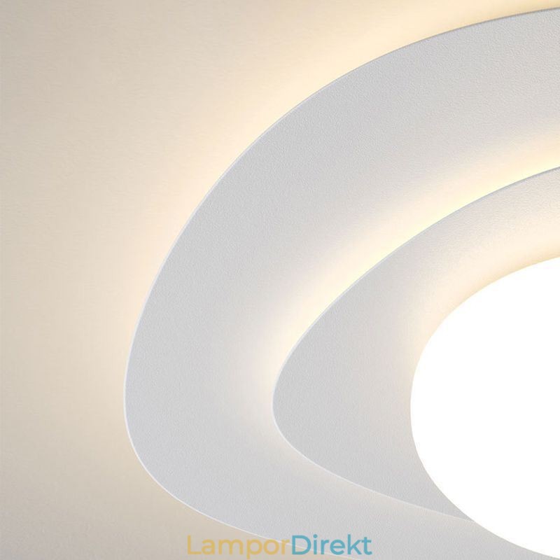 Nordic Ceiling Light Korrugerad Taklampa