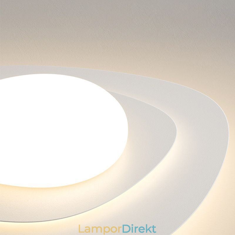 Nordic Ceiling Light Korrugerad Taklampa