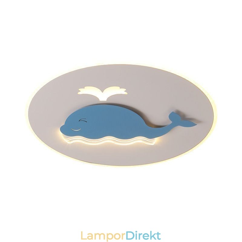 Modern Kreativ Taklampa Whale Takljus