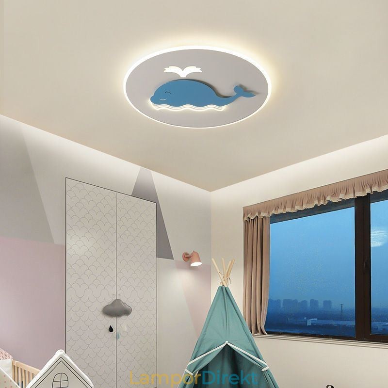 Modern Kreativ Taklampa Whale Takljus