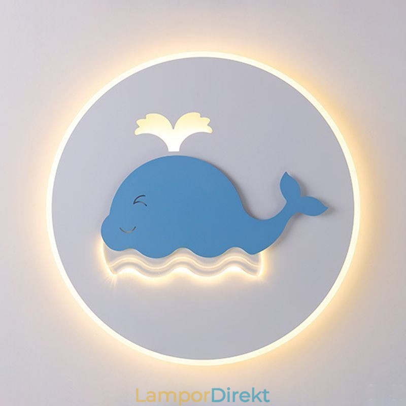Modern Kreativ Taklampa Whale Takljus