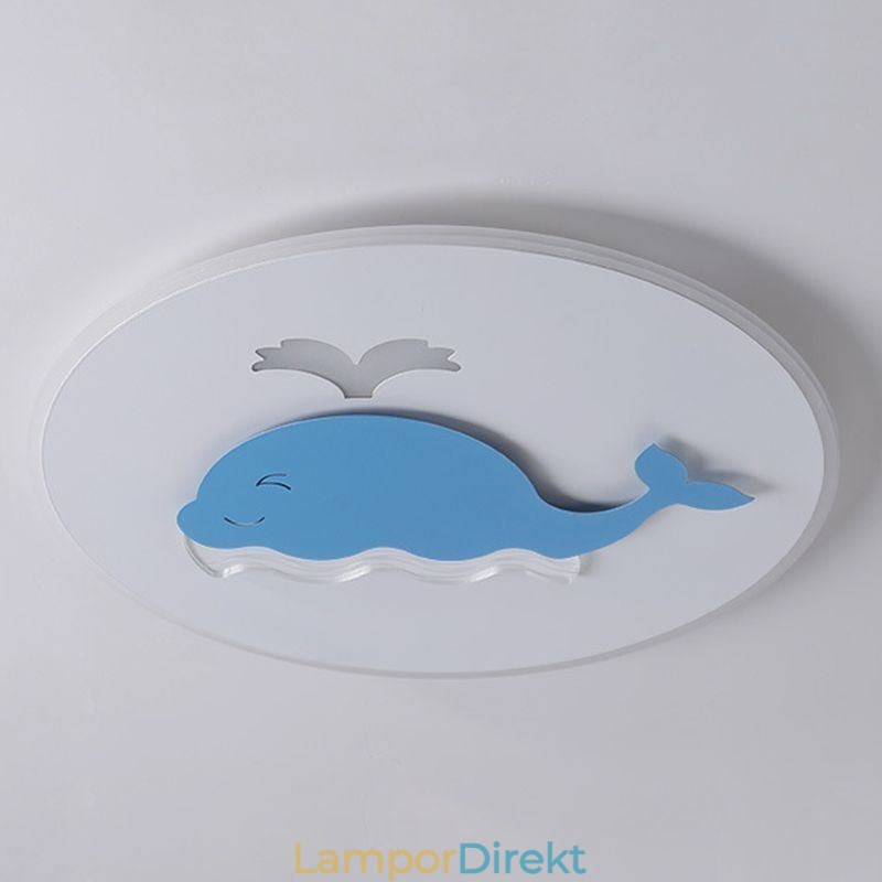 Modern Kreativ Taklampa Whale Takljus