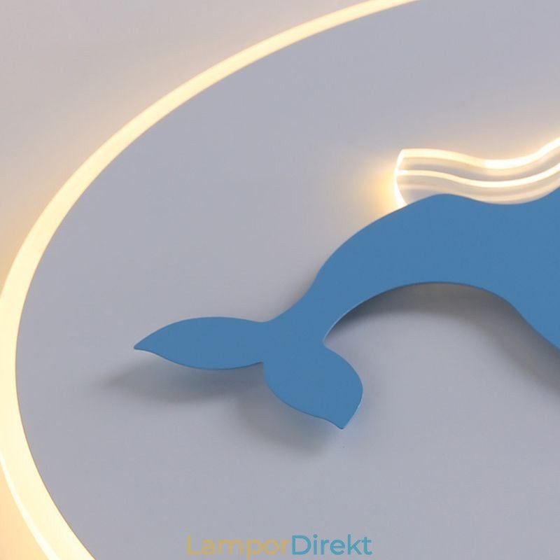 Modern Kreativ Taklampa Whale Takljus