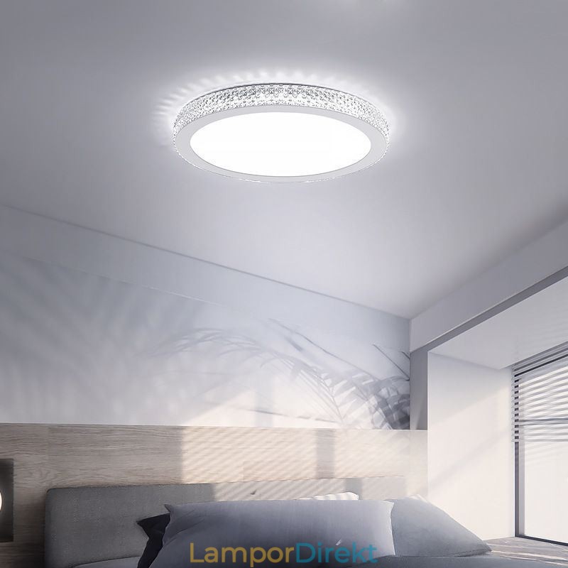 Modernt Takljus Shinny Diamond Flush Mount