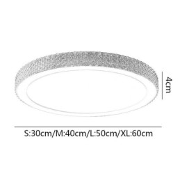Modernt Takljus Shinny Diamond Flush Mount