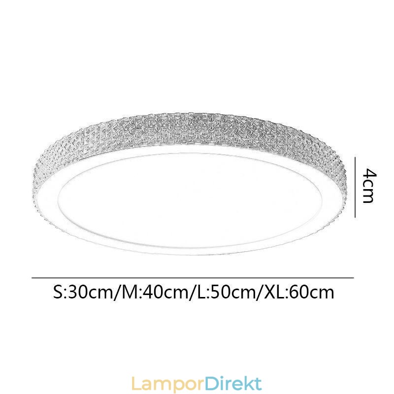 Modernt Takljus Shinny Diamond Flush Mount