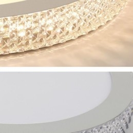 Modernt Takljus Shinny Diamond Flush Mount