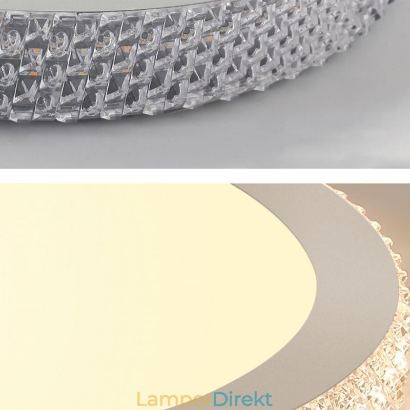 Modernt Takljus Shinny Diamond Flush Mount