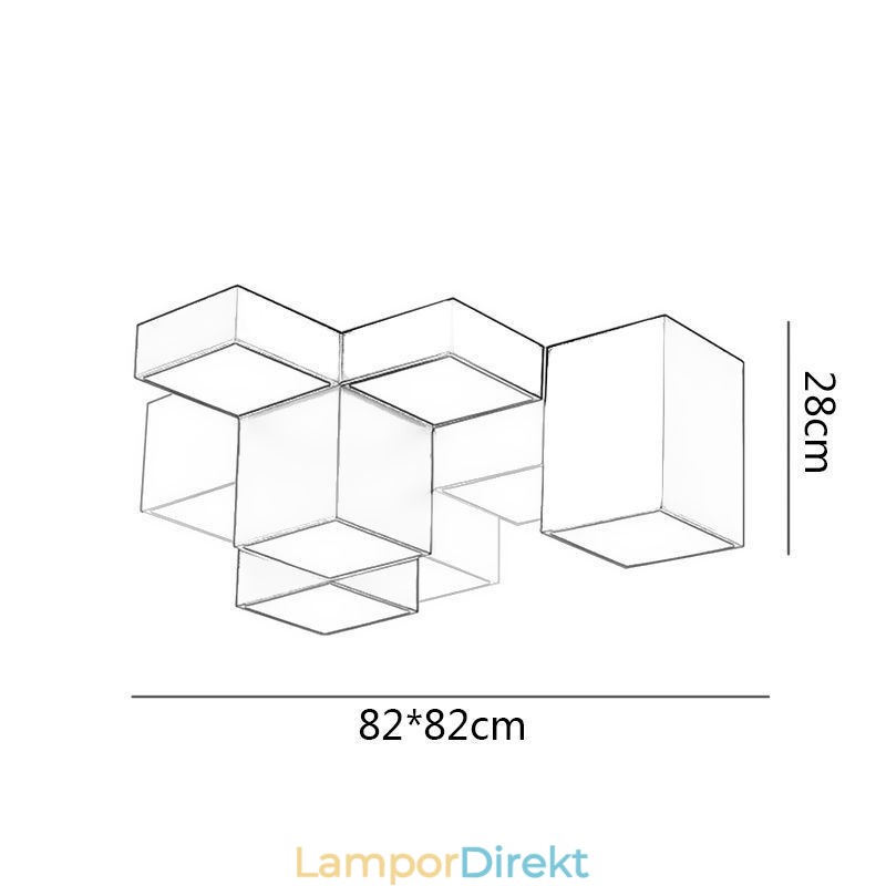 Modern Taklampa Cube Taklampa