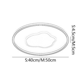 Modern Taklampa Rund Cloud Taklampa