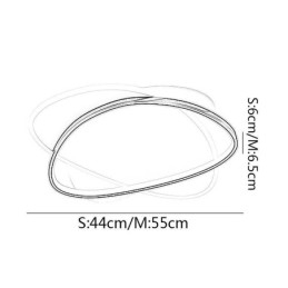 Moderna Taklampor Oval Taklampa