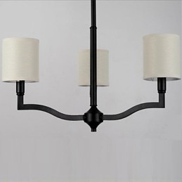 Amerikanska Country Hanging Lights Nordic Contracted Warm Cloth Cap Lampor Och Lyktor