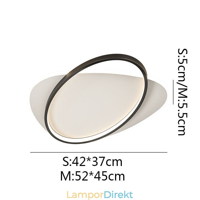 Modern Taklampa Oval Taklampa