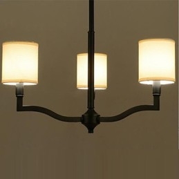 Amerikanska Country Hanging Lights Nordic Contracted Warm Cloth Cap Lampor Och Lyktor