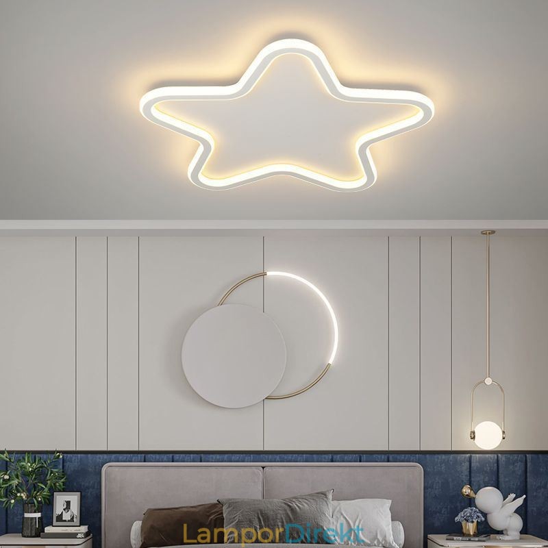 Modern Taklampa Star Shape Taklampa