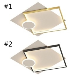Modern Taklampa Fyrkantig Geometrisk Taklampa I Akryl