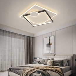 Modern Taklampa Fyrkantig Geometrisk Taklampa I Akryl