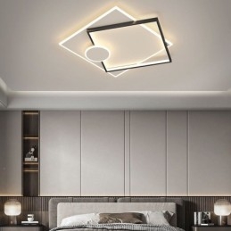 Modern Taklampa Fyrkantig Geometrisk Taklampa I Akryl