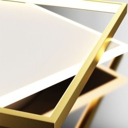 Modern Taklampa Fyrkantig Geometrisk Taklampa I Akryl