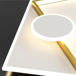 Modern Taklampa Fyrkantig Geometrisk Taklampa I Akryl