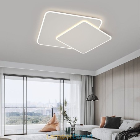 Modern Infälld Geometrisk Fyrkantig Taklampa Modern Infälld Geometrisk Fyrkantig Taklampa