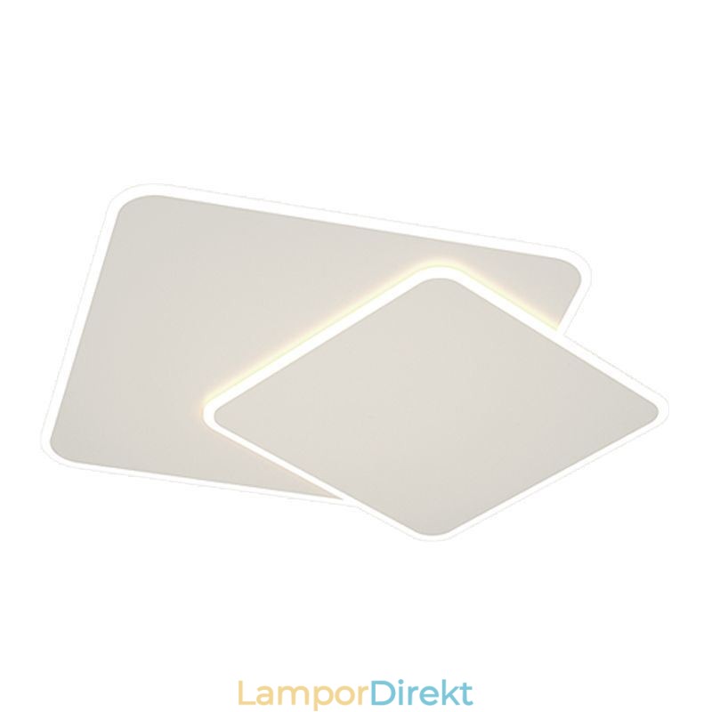 Modern Infälld Geometrisk Fyrkantig Taklampa