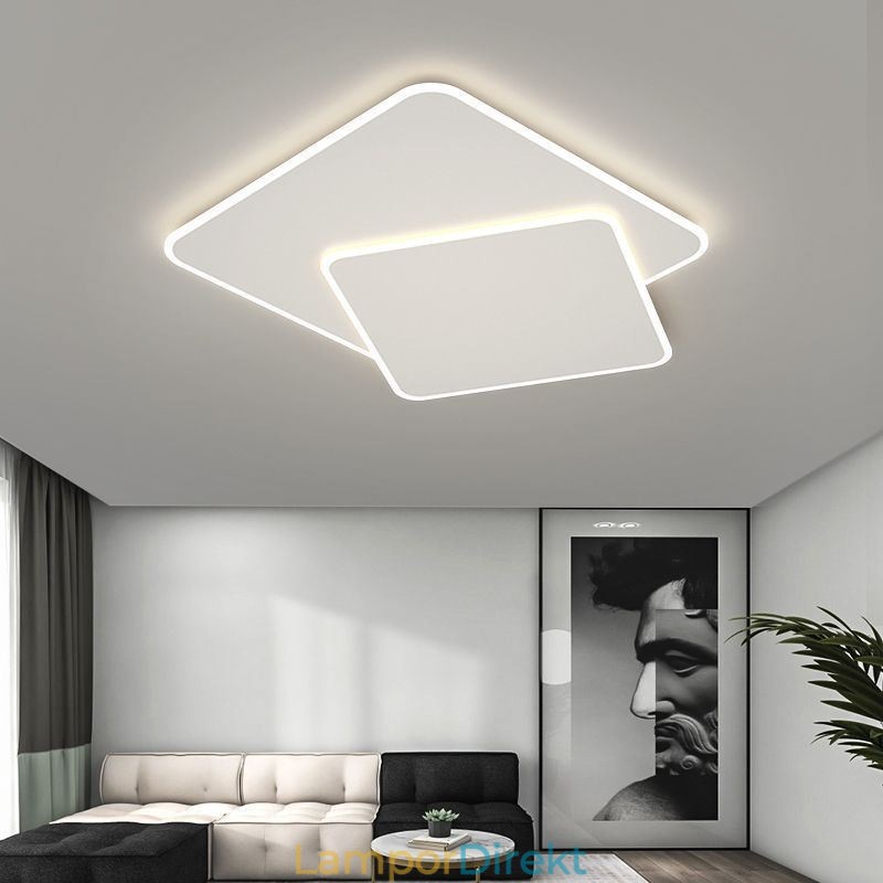 Modern Infälld Geometrisk Fyrkantig Taklampa