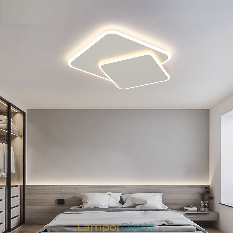 Modern Infälld Geometrisk Fyrkantig Taklampa
