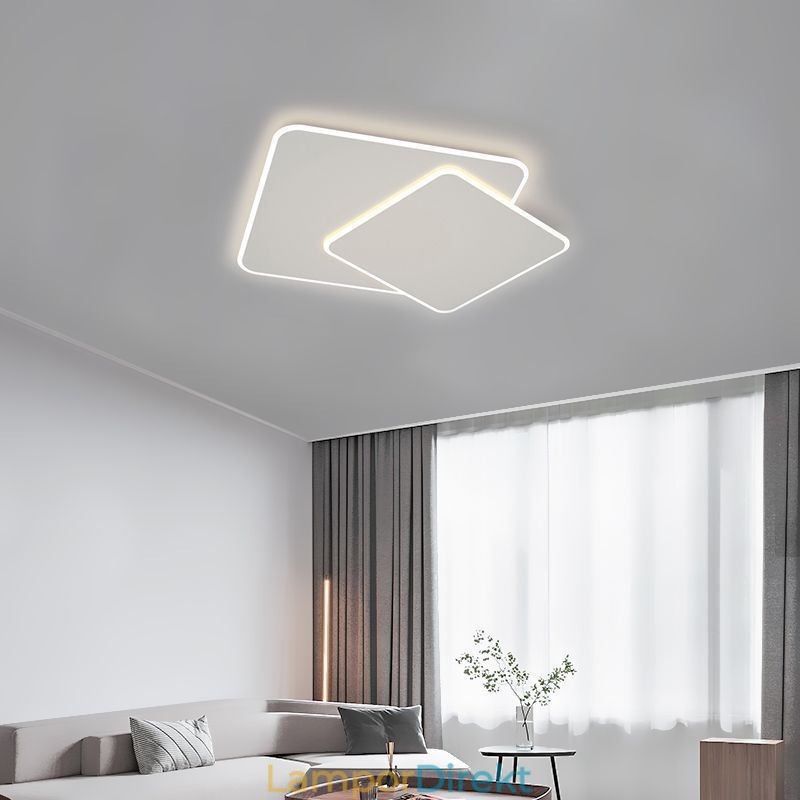 Modern Infälld Geometrisk Fyrkantig Taklampa
