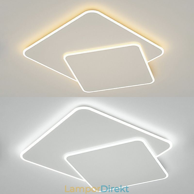 Modern Infälld Geometrisk Fyrkantig Taklampa