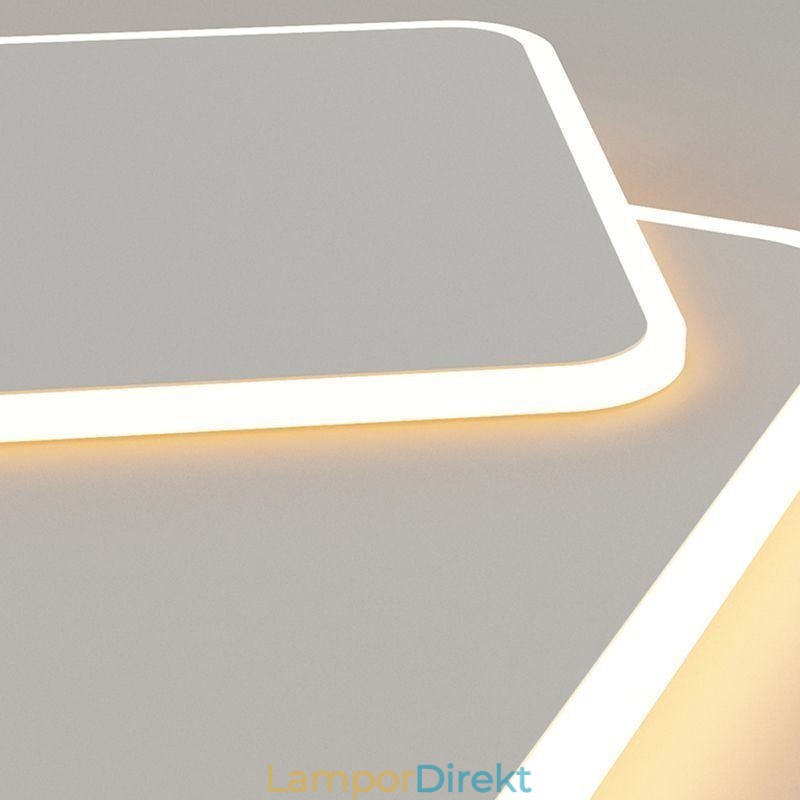 Modern Infälld Geometrisk Fyrkantig Taklampa
